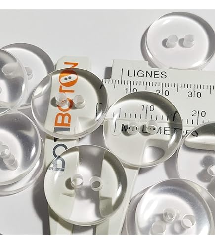 Mintgroen transparant knoopje (10mm) - Seegers Fournituren