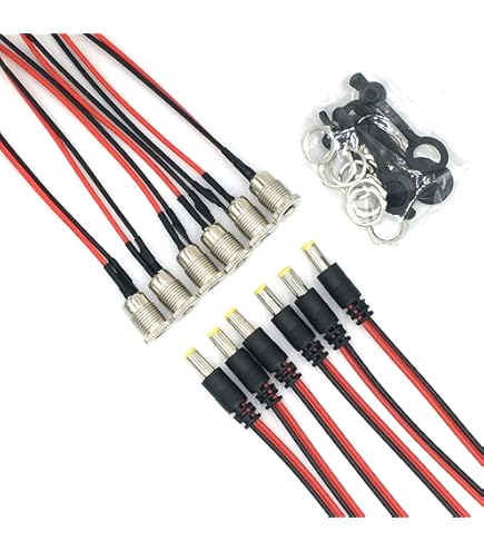 Câble D'alimentation Pour Pile 9V Avec Clips - Connecteur DC 2.1mm Jack - Compatible Arduino (lot De 2) - 13