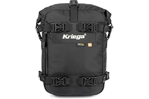 Kriega Motorcykel bakväska motorcykelväska/sadelväska/sacoc US-10 Drypack vattentät svart, unisex, mångsidig, året runt