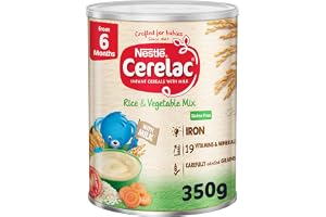 Nestle Cerelac Rice & Vegetable Mix From 6 Months, 350g