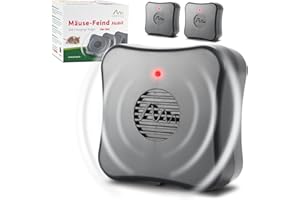 Gardigo® Répulsif Ultrason Anti-Souris et Rats Lot de 3 – Dispositif Mobile à Piles sans Produits Chimiques – Portée 40 m² – Anti Rongeur Écologique pour Cave, Grenier, Garage, Entrepôt, Jardin