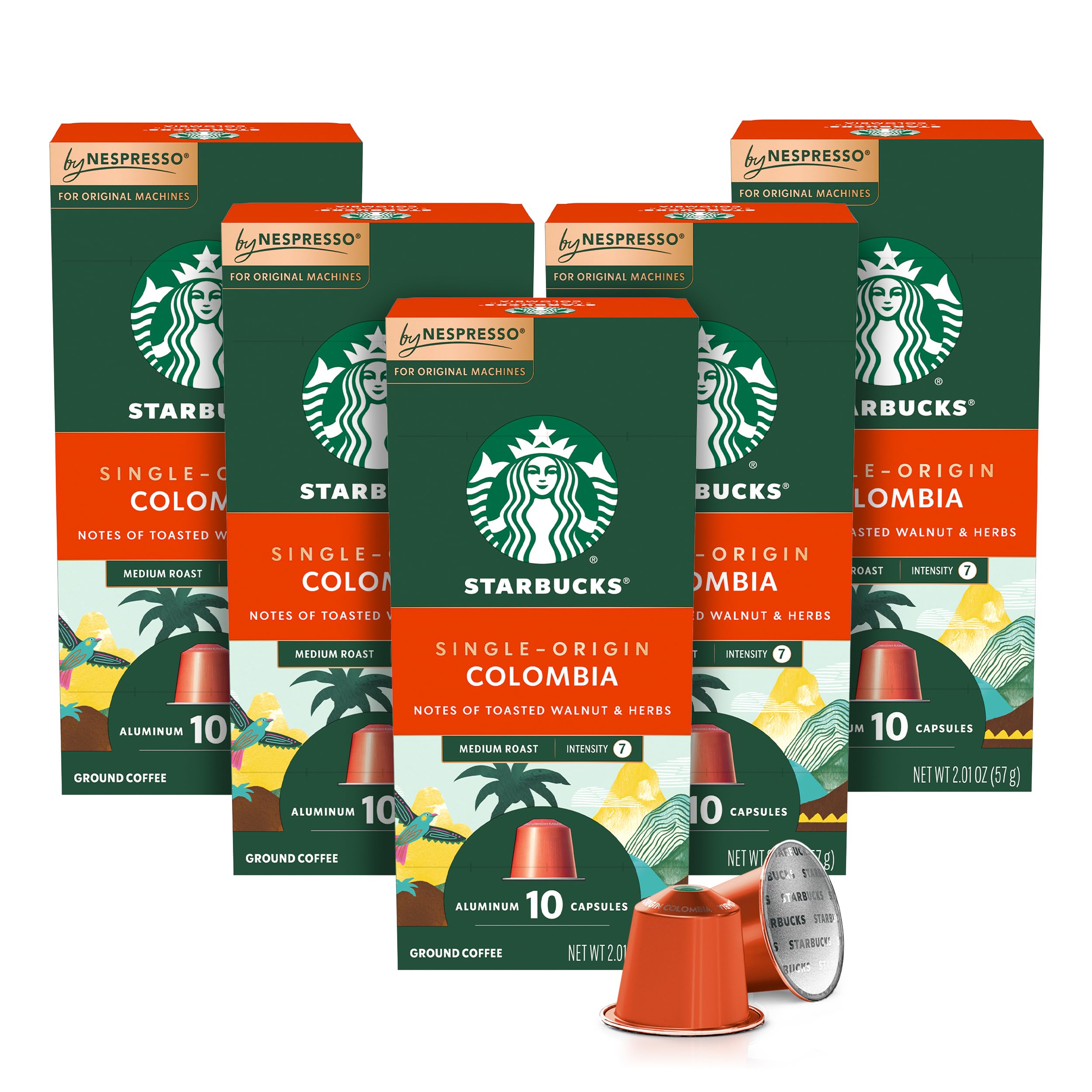 Discover the Rich Flavors of STARBUCKS Single Origin Coffee Colombia by Nespresso