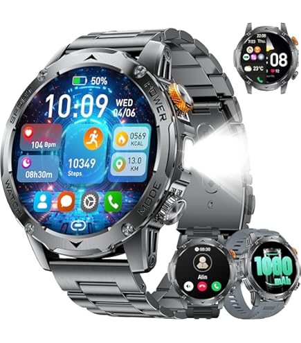 Montre Connectée Femme, Montre Sport Homme Avec 120 Modes Sportifs