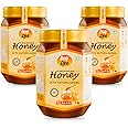 ANP BEE 100% Pure, Raw Unpasteurized Natural Honey 1Kg I Complies with 22 Rigorous FSSAI Quality Checks I NMR Tested Honey Raw 1 Kg I No Sugar Adulteration I Natural Immunity Booster for Adults & Kids I Pack of 3
