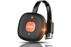 4K Miracast Wireless HDMI Dongle für TV/Beamer/Monitor, Wireless Display Adapter Wi-Fi Dongle mit Screen Mirror, Video-Unterstützung für Miracast/DLNA/Air Play mit i-Phone/i-Pad/Tablet/Laptop