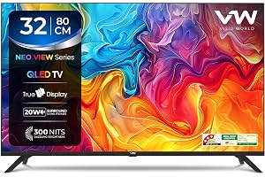 VW 80 cm (32 inches) Smartchoice Frameless Series HD Ready QLED TV VW32MAX