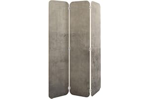 HEALANCY BIOMEDICAL HEALANCY Paravento Divisorio - Divisore a 3 pannelli Stampa su un lato - QUALITÀ PREMIUM 100% Legno - Separe Divisoria Interno - Pannello Divisorio per Casa - Room Divider - Parete Decorativa Moderno