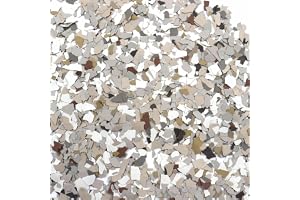 ONTWIE 900 g/0,9 kg epoxi dekorativa färgchips och flingor för garage golvfärg, interiör och yttervägg i jordgrön, jordnära r