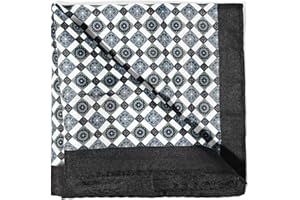 BRERA 67 - Fazzoletto da Taschino Elegante in Seta, Fazzoletti per Abiti e per Giacche 25X25 cm, Accessorio Uomo per Cerimonie e Matrimoni, Pochette Classica