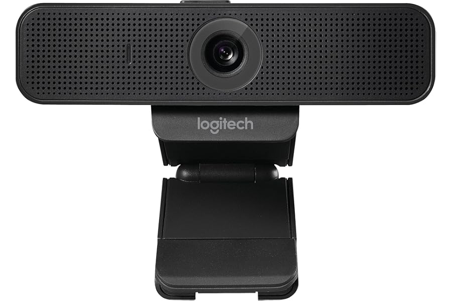 Produktbild: Logitech C925e Business-Webcam, HD 1080p, 78° Blickfeld, Autofokus, RightLight 2 Technologie, Abdeckblende, 2 Stereomikrofone