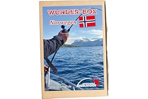 Angelwelt Gerlinger Wunder-Box-Norwegen, Wundertüte Angeln, Überraschungbox Angeln, Mystery-Box Angelzubehör, Angelset Meereszubehör Hochseeangeln, Geschenk für Angler