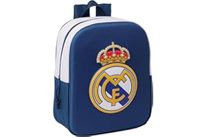 safta 622583011 Real Madrid 3D Mini 6L 32x43x14 Cm Backpack One Size