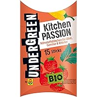 Undergreen by Compo Kitchen Passion, Nährstoffstäbchen für alle Obst- und Gemüsepflanzen sowie Kräuter, Bio…