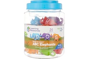 Learning Resources Alphabet des éléphants Snap-n-Learn