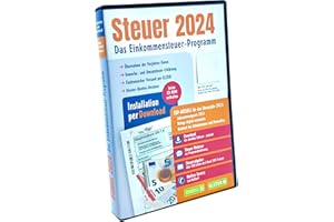 GENERISCH Steuer 2024 für die Steuererklärung 2024 am PC. ELSTER Steuerprogramm Download + Code "keine CD"