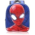 Marvel Spiderman Backpack, Boy's School Bag, Kindergarten, CP, Primary, Blue, One Size, Blue, Taille unique, One size