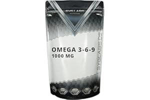 ‎SYGLABS NUTRITION Syglabs Omega 3-6 - 9 1000mg hochdosiert (+Vitamin E) - 500 Kapseln
