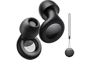 EURPMASK CHOOSE THE COLOR OF EUROPE Ohrstöpsel zum Schlafen,Weich Ohrenstöpsel, Wiederverwendbare & Waschbar Noise Cancelling Earplugs mit 25dB geräuschreduzierende,Gehörschutz mit 4 Größen(XS,S,M,L) für Schlaf,Fokus,Konzerte-Schwarz