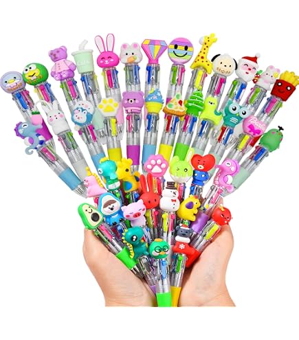 Stylo à Bille Idena Avec Peluche Jaune Et Clip Ananas - Stylo Mignon Et Ludique Pour Enfants, Bureau