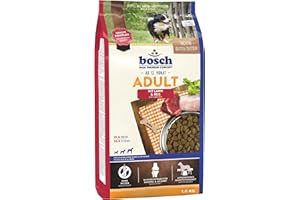 BOSCH TIERNAHRUNG bosch HPC Adult avec de l'agneau & Riz| Aliments secs pour chiens adultes de toutes races - 1 x 3 kg