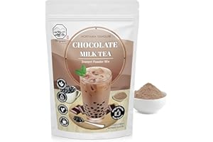 Chocolate Bubble Milk Tea Instant 3in1 Powder Mix - 1kg (33 Drinks) | For Hot Chocolate, Boba Tea, Milkshake, Frappe | Authentic Taiwan Recipe | 0 Trans Fat, No Preservatives by Moriyama Teahouse