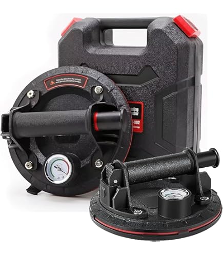 Ventouse Carrelage Ventouse Vitre Ventouse Double Ventouse Aluminium 2x 100kg Capacité Ventouse