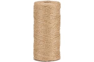 La cordeline Ficelle Jute Naturel Ø1.5mm ±100m pour Le Jardinage, Bricolage, activités manuelles BJN100