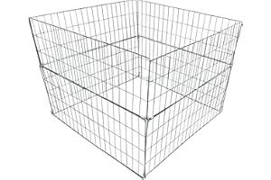 ESTEXO Metall Komposter Gartenkomposter 90x90x70 cm Drahtkomposter Metallgitter grün Metallkomposter Draht Welpenauslauf Auslauf Drahtgitter