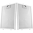 Extractor Fan Filters,2 Pieces Cooker Hood Filter,Extractor Hood Filters,Kitchen Extractor Fan Filter,Kitchen Hood Filters,Universal 5-Layer Aluminum Filter Range Hood Accessories,320x260 mm