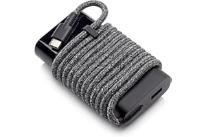 HP Alimentatore Laptop USB-C GaN da 65 W, Compatibile con PC HP dotati di porta USB-C, Nero