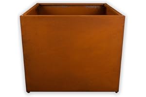 Köhko® Designer Plant Frame (Without Base) Made of Corten Steel as a Kit Square 80 x 80 x 50 cm