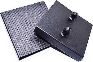 Husseinbolt New replacement 60-64mm center rail bed slat holders/caps (Model B Center) for single, double, king and queen size beds frame (Pack of 10 caps)