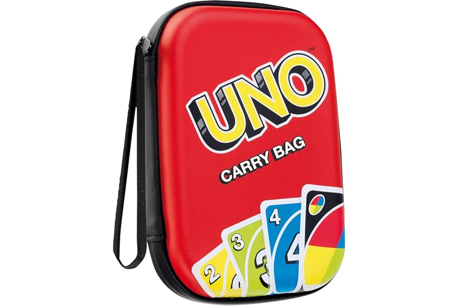 Theo Klein 5901 UNO carrying bag I Practical playing card bag for on the go I Protects cards from moisture and dust I Dimensions: 11 cm x 3.5 cm x 15.5 cm I Toy for children from 3 years