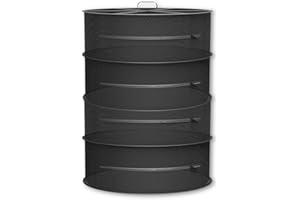 AC Infinity Stendibiancheria per erbe, 4 strati, per piante, semi e germogli, diametro 45,7 cm, adatta per coltivare tende, armadi, idroponica