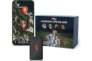 ‎PAJ GPS PAJ People Finder 4G Mini Lokalizator GPS Dzieci Seniorów Demencja – Śledzenie Na Żywo – Bateria 5 Dni – Aplikacja Mobilna Geoogrodzenie Powiadomienia Alarm SOS Antykradzieżowy