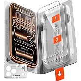 Minesk iPhone 17 PRO MAX i&ccedil;in ULTRA EASY SUPER GLASS (2 ADET) İnce &Ccedil;er&ccedil;eve Temperli Cam Ekran Koruyucu Yeni Nesil Akıllı Hiza