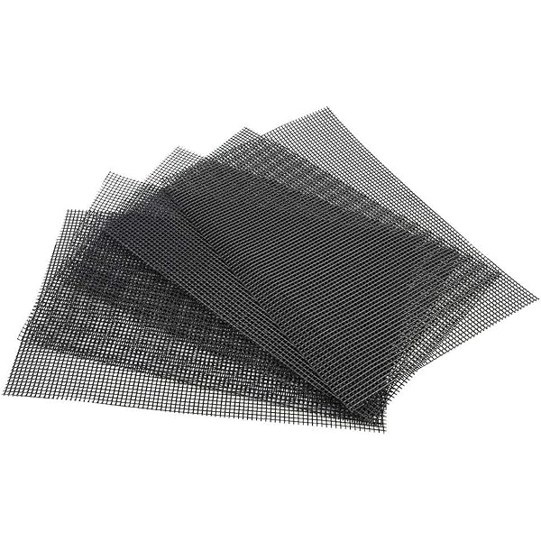 Set di 10 reti di copertura per bonsai in plastica, colore nero, griglia di drenaggio rotonda per bonsai, vaso di fiori o fioriere, diametro 5,5 cm