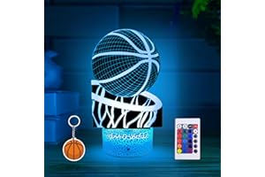 Nocles Lampara Baloncesto Y Llavero Luz Nocturna De Baloncesto Para Niños Luz De Noche Para Niños Basket Regalo Primera Comunion Niño Baloncesto Regalos Originales Lampara Infantil Nocturna