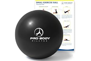 ProBody Pilates mini träningsboll – 23 cm bockboll för stabilitet, barre, pilates, yoga, kärnträning och sjukgymnastik