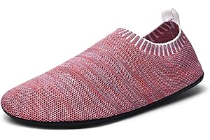 Sosenfer Chaussures Homme Femme Maison Pantoufle pour Intérieur Semelle Antidérapante Slip-on Slippers Unisex