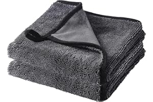 NVTRSD Shiny Bath Trockentuch, Fast Dry Trockentuch 40x60cm, Twist Pile Microfiber Cloth, Mikrofasertuch mit gedrehtem Flor, Duschkabinen Tuch zum Wasser Abziehen in Dusche & Bad (2PCS)