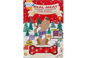 Good Boy Christmas Dog Advent Calendar Meaty Treats & Squeaky Toy