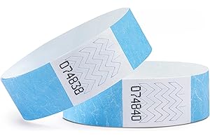 linie zwo ®, Confezione da 100 Braccialetti di identificazione 19 x 254 mm, Azzurro