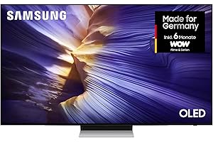 Samsung OLED 4K S90F 48 Zoll (121 cm), UHD Fernseher, NQ4 AI Gen3 Prozessor, OLED HDR, 4K Upscaling Pro, Dolby Atmos, Gaming Hub, Motion Xcelerator 144Hz, Samsung Vision AI Smart TV
