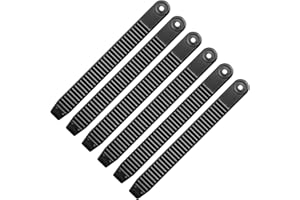 GIONAR 3 pares de correas de tobillo para snowboard, fijación para escalera, correa de repuesto para patines en línea, color negro