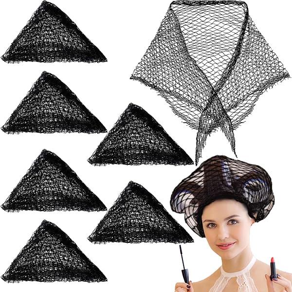 Sarini Length N Lock Haarstrecker – Netzwickel Für Lockiges Haar, 7 X 13 Zoll, 2 Stück, Schwarz