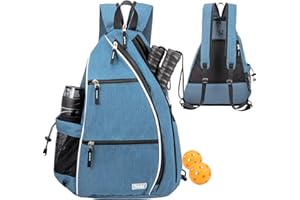 Sucipi Pickleball Bag Pickleball Backpack for Women Men Pickleball Paddle Backpack Reversible Pickleball Paddle Bag Pickleball Rackets Bags for Ladies