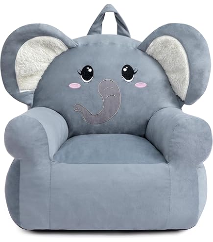 BEJOY Fauteuil pour Enfants Ultra-Doux, Canapé pour Enfants Remplie de Mousse Co