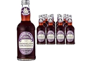 Fentimans Dandelion and Burdock - Botanically Brewed Soft Drink - Exquisitely Crafted & Refreshing Soft Drinks - Gluten-Free and Vegan Friendly Soft Drinks - 12 x 275ml Bottles