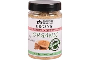 Blessfull Healing Organic Hing (Asafoetida) error de ortografía Contenedor hermético de 200 gramos (el embalaje puede variar)